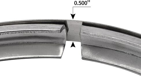 575.1078.3 Power Steering Reservoir Clamp, Stainless Steel Cover Clamp–Replacement for 575.1078, 575.1027, 575.1028, Q186425, NMCQ186425, Fits Heavy Duty Truck Reservoir Systems (1-Pack) in Saudi Arabia