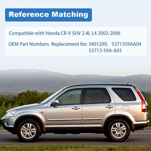 Power Steering Pressure Hose Line Compatible with Honda CR-V SUV 2.4L L4 2002 2003 2004 2005 2006, Replacement for 3401209, 53713S9AA04, 53713-S9A-A03 in Kuwait