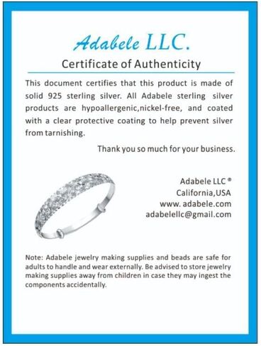 Adabele الصلبة الفضة الاسترليني 18K الذهب الأبيض ربط القلب سلسلة سحر سوار 7 7.5 8 بوصة تشويه مقاومة هيبوالرجينيك النيكل الحرة النساء المجوهرات in Saudi Arabia