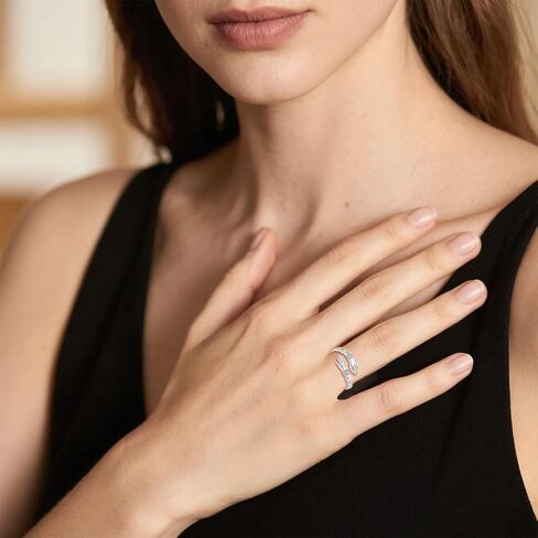 URONE Hug Rings for Women 925 Sterling Silver Celtic Rings Open Ring Hug Jewelry Gift in Saudi Arabia