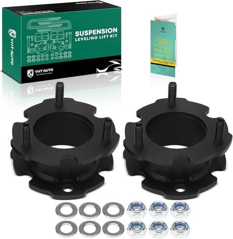 YHTAUTO 3 Inch Front Leveling Lift Kit Compatible with Chevrolet Colorado & GMC Canyon 2015-2022 | Steel Spacers Raise the Front By 3 Inch | 2PCS Suspension Leveling Kit w/Hardware Kit in Saudi Arabia