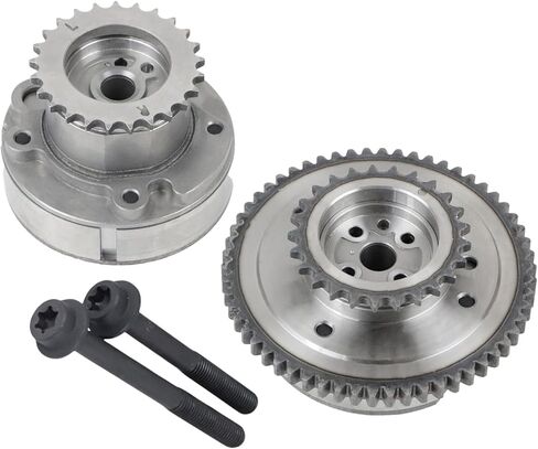 2pcs AT4Z-6C525-B Intake and Exhaust CVVT Sprockets, Fits for 2011-2019 Edge Expedition Explorer F-150 Mustang Taurus Transit MKX Mark Navigator, AT4Z-6256-B Engine Timing Gears in Saudi Arabia