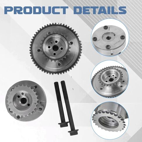 2pcs AT4Z-6C525-B Intake and Exhaust CVVT Sprockets, Fits for 2011-2019 Edge Expedition Explorer F-150 Mustang Taurus Transit MKX Mark Navigator, AT4Z-6256-B Engine Timing Gears in Saudi Arabia