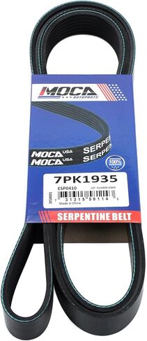 حزام اعوج MOCA 7PK1935 EPDM يناسب Scion 2005-2006، 2010 tC 2.4L، 2008-2011 xB 2.4L، 2012 xB 2.4L، لتويوتا 2002-2006 كامري 2.4L، 2001-2007 هايلاندر 2.4L، 2001-2003 راف 4 2.4 لتر in Saudi Arabia