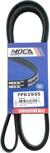 حزام اعوج MOCA 7PK1935 EPDM يناسب Scion 2005-2006، 2010 tC 2.4L، 2008-2011 xB 2.4L، 2012 xB 2.4L، لتويوتا 2002-2006 كامري 2.4L، 2001-2007 هايلاندر 2.4L، 2001-2003 راف 4 2.4 لتر in Saudi Arabia