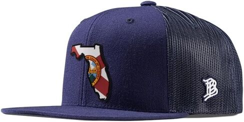 Branded Bills Florida 27 PVC Flat Trucker, Lightweight, Comfortable Baseball Cap in Saudi Arabia