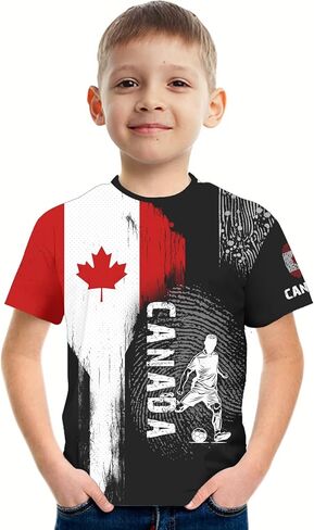 Kids Soccer Jersey for Boys Girls Football Training Shirt Uniform Sport Casual T Shirt for Soccer Fans in Saudi Arabia