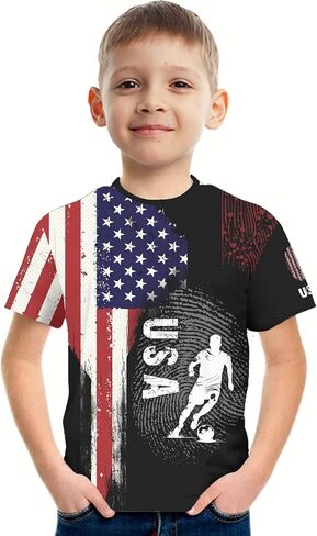 Kids Soccer Jersey for Boys Girls Football Training Shirt Uniform Sport Casual T Shirt for Soccer Fans in Saudi Arabia