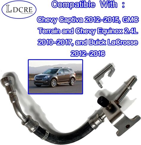 12673390 Low Pressure Fuel Feed Line Assembly Fit for Chevy Captiva 2012-2015, GMC Terrain Equinox 2.4L 2010-2017, Buick LaCrosse 2012-2016 | Fuel Pipe Replacement Excludes Gasket/Seal in Saudi Arabia