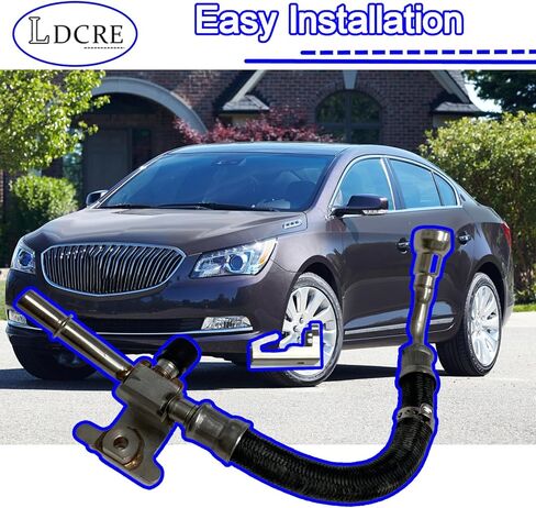 12673390 Low Pressure Fuel Feed Line Assembly Fit for Chevy Captiva 2012-2015, GMC Terrain Equinox 2.4L 2010-2017, Buick LaCrosse 2012-2016 | Fuel Pipe Replacement Excludes Gasket/Seal in Saudi Arabia