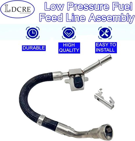 12673390 Low Pressure Fuel Feed Line Assembly Fit for Chevy Captiva 2012-2015, GMC Terrain Equinox 2.4L 2010-2017, Buick LaCrosse 2012-2016 | Fuel Pipe Replacement Excludes Gasket/Seal in Saudi Arabia
