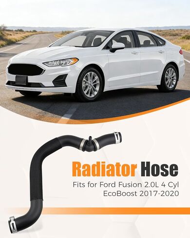 HG9Z-8260-A Radiator Hose Upper Fit for Ford Fusion 2.0L 4 Cyl EcoBoost 2017 2018 2019 2020#HG9Z8260A HG938B274AA in Saudi Arabia