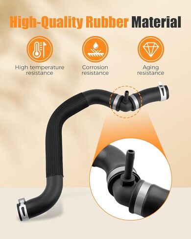 HG9Z-8260-A Radiator Hose Upper Fit for Ford Fusion 2.0L 4 Cyl EcoBoost 2017 2018 2019 2020#HG9Z8260A HG938B274AA in Saudi Arabia