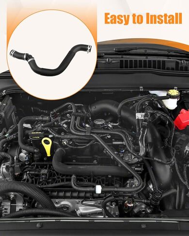 HG9Z-8260-A Radiator Hose Upper Fit for Ford Fusion 2.0L 4 Cyl EcoBoost 2017 2018 2019 2020#HG9Z8260A HG938B274AA in Saudi Arabia