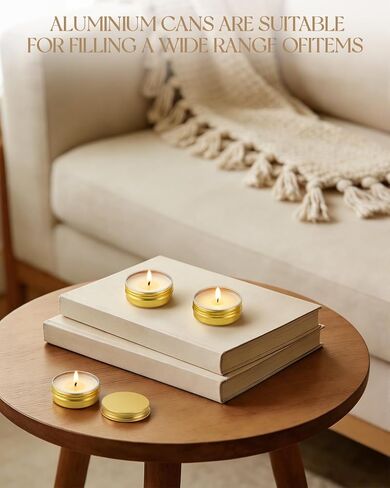 65 قطعة من علب الصفيح المصنوعة من الألومنيوم بوزن 1 أونصة مع أغطية، وحاويات مستحضرات التجميل بحجم مناسب للسفر وقابلة لإعادة الملء، وحاويات بلسم الشفاه، وعلب صغيرة مع أغطية للمرهم، وألواح اللوشن، ومرطب اللحية، والشموع in Kuwait