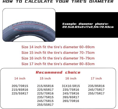 Spare Tire Cover for RV Trailer,Silver Waterproof PU Leather American Flag Spare Tire Cover Protectors,Fit for Jeep Wrangler RV,SUV (14" fits for tire Diameter 66-69cm/25.98-27.5in) in Kuwait
