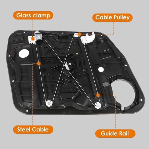 82481-D9010 Front Right Passenger Side Power Window Regulator with Panel Compatible with Sport Age 2017-2021 in Saudi Arabia