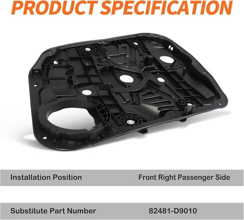 82481-D9010 Front Right Passenger Side Power Window Regulator with Panel Compatible with Sport Age 2017-2021 in Saudi Arabia