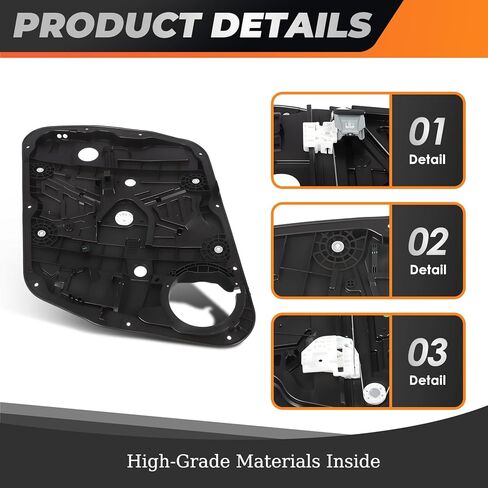 82481-D9010 Front Right Passenger Side Power Window Regulator with Panel Compatible with Sport Age 2017-2021 in Saudi Arabia