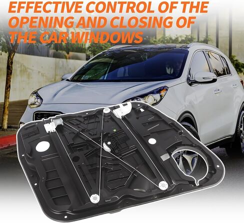 82481-D9010 Front Right Passenger Side Power Window Regulator with Panel Compatible with Sport Age 2017-2021 in Saudi Arabia