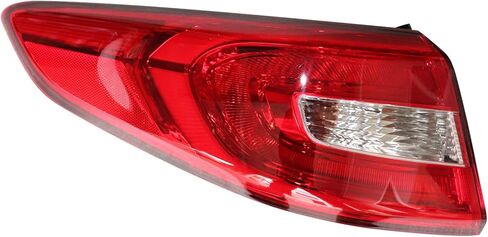 Tail Light Assembly Fit for Hyundai Sonata 2015 2016 2017, Halogen Outer Rear Tail Lamp OE/OEM Part Number 92401C2000, Left Driver Side in Kuwait