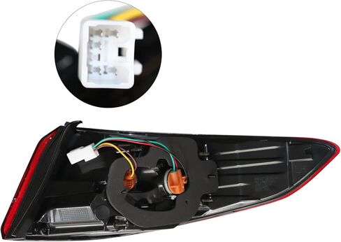 Tail Light Assembly Fit for Hyundai Sonata 2015 2016 2017, Halogen Outer Rear Tail Lamp OE/OEM Part Number 92401C2000, Left Driver Side in Kuwait