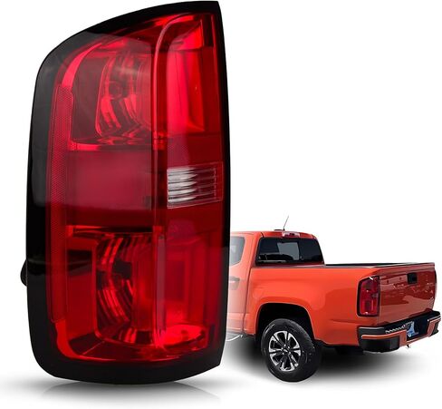 ضوء خلفي هالوجين متوافق مع 2015 2016 2017 2018 2019 2020 2021 2022 Chevy Colorado الضوء الخلفي مجموعة مصابيح الفرامل الخلفية OEM # 84169778 GM2801270 (جانب الركاب الأيمن) in Saudi Arabia