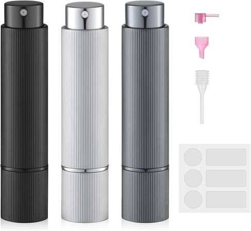 Travel Perfume Bottle Refillable - Cologne Spray Atomizer Mini - Small Travel Size Sprayer Empty for Refill Sample Container - Portable Fragrance Decant Dispenser for Men Women 3PCS 8ml Blue in Kuwait