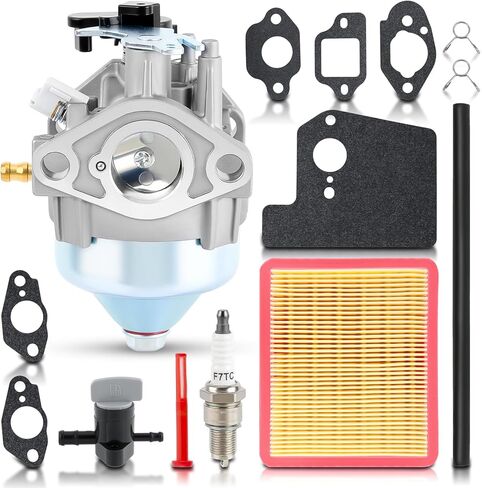GCV170 Carburetor Compatible with Honda GCV170LA GCV200LA HRN216 HRX217K6 Lawn Mowers Compatible with GCV170LA G5B G5BR S3B Engine with Tune Up Kit in Saudi Arabia