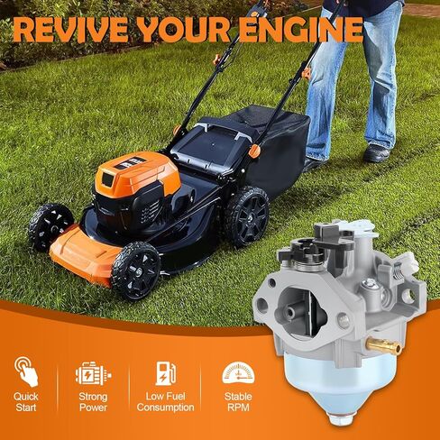 GCV170 Carburetor Compatible with Honda GCV170LA GCV200LA HRN216 HRX217K6 Lawn Mowers Compatible with GCV170LA G5B G5BR S3B Engine with Tune Up Kit in Saudi Arabia