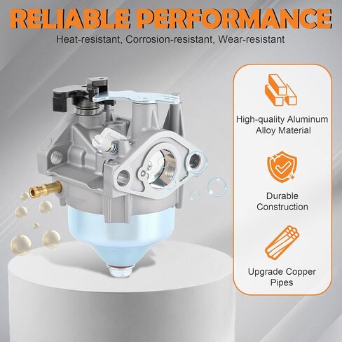 GCV170 Carburetor Compatible with Honda GCV170LA GCV200LA HRN216 HRX217K6 Lawn Mowers Compatible with GCV170LA G5B G5BR S3B Engine with Tune Up Kit in Saudi Arabia
