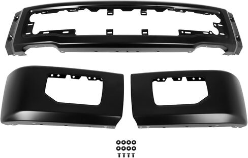 SCITOO 3Pcs Front Bumper Face Bar Fit for 2015-2017 for Ford for F150 With Fog Light Holes(Black) in Saudi Arabia