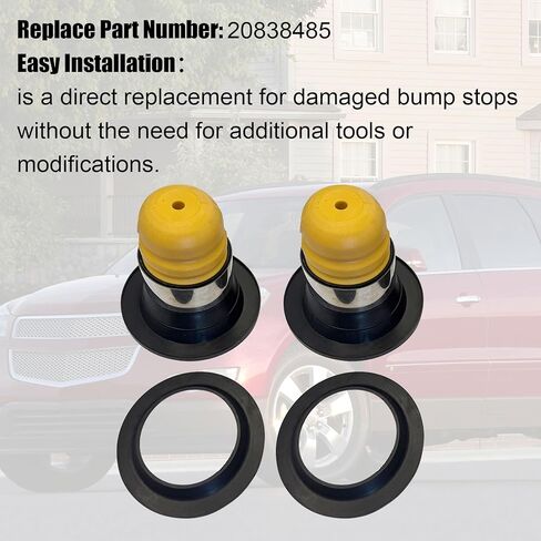 2Pack Rear Suspension Jounce Bumper Compatible with Buick Enclave 2008-2017 Compatible with Chevrolet Traverse 09-17 Acadia 2007-2016 Saturn Outlook 07-09 Replace 20838485 in Kuwait