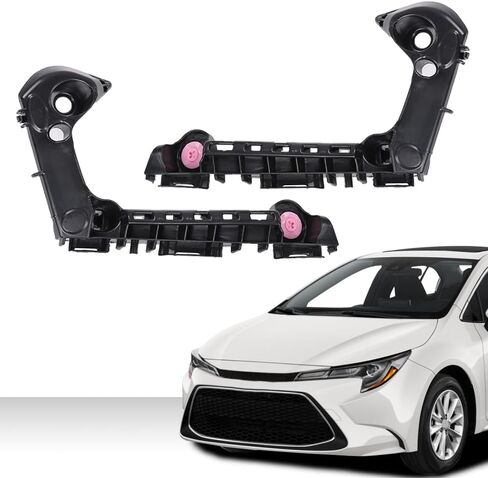 CROSSDESIGN Front Bumper Brackets Retainers Left Right Compatible with Toyota Corolla 2019-2021 in Saudi Arabia