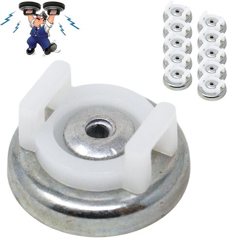 Rack-A-Tiers Winnie Magnetic Cable Tie Mount, Rare Earth Magnets for Cable Mounting, Zip Tie Holder, Magnetic Cable Management, Zip Tie Mount, Cable Mounts (Black)(RMW026BK) in Kuwait