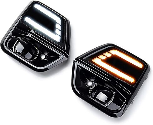مصابيح الضباب Astra Depot Led DRL لـ 2023 2024 2025 شيفروليه تشيفي كولورادو WT LT Trail Boss Z71 ملحقات المصد الأمامي ضوء النهار الجري إشارة الانعطاف المتتابعة 84770637 | 84770638 in Saudi Arabia