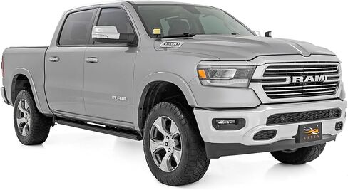طقم إضاءة LED مزدوج مقاس 2 بوصة من Rough Country مع Amber DRL لشاحنة Ram 1500 (2019-2025) - عوارض موضعية 40 وات، 3600 لومن، ترقية إضاءة مقاومة للماء على الطرق الوعرة in Saudi Arabia