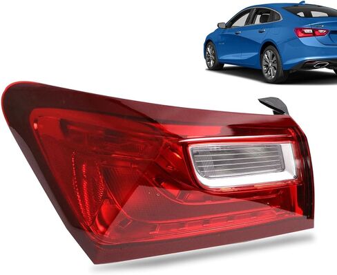 Halogen Tail Lights Assembly Compatible with 2016-2018 Chevy Malibu Left Driver Side Replace:84516374 in Kuwait