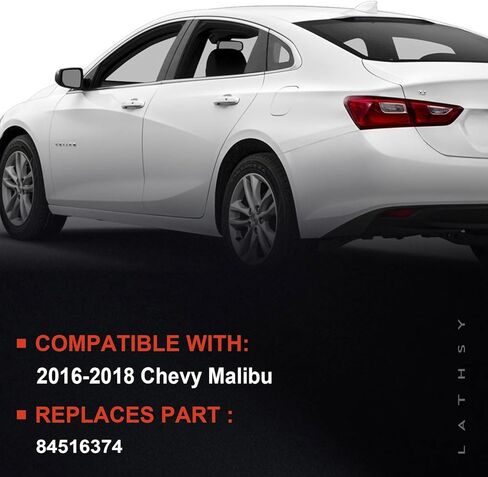 Halogen Tail Lights Assembly Compatible with 2016-2018 Chevy Malibu Left Driver Side Replace:84516374 in Kuwait