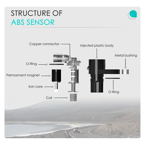 2pcs Front Left and Right ABS Wheel Speed Sensor Compatible with Dodge Durango Replacement for Jeep Grand Cherokee #56029447AE 56029447AF ALS2059 11 12 13 14 15 2011 2012 2013 2014 2015 in Kuwait