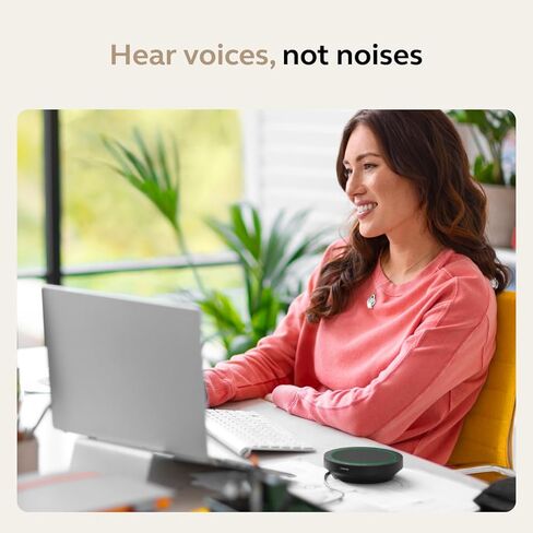 Jabra Speak2 Speakerphone 40 with 4 Noise-Cancelling Mics, 50mm Speakers - Dark Grey (Renewed) in Saudi Arabia
