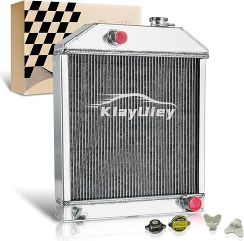 Aluminum Radiator Compatible with Ford 2000 2600 3000 3400 3500 3600 2100 2120 2300 2310 2610 2810 2910 3610 3900 3910 4000 4100 4110 4140 4400 4600 4610 Tractor, 3 Row Radiator #C7NN8005H in Kuwait