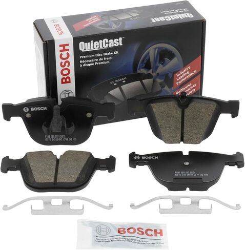 BOSCH BC919A QuietCast Premium Ceramic Disc Brake Pad Set - Compatible with Select BMW 535i, 545i, 550i, 645Ci, 650i, 740i/Li, 745i/Li, 750i/Li, 760i/Li, M3, M5, M6, X5, X6, Alpina B7 + More; REAR in Saudi Arabia