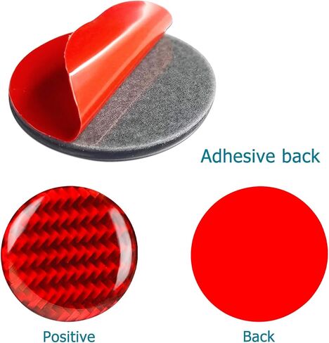 YAMUDA Compatible with Real Soft Carbon Fiber Central Control Multimedia Knob Button Sticker 1-Pack Covers Kit for Mazda CX-5 2017-2025 Red Interior Trim in Kuwait