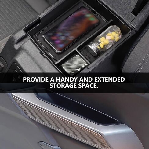 4 قطع من ملحقات التخزين الداخلية لسيارة Ford Bronco 2021 2022 2023 2024، وحدة تخزين وحدة التحكم المركزية، منظم مقبض 4 أبواب، صندوق تخزين مسند الذراع (ليس لعام 2025) in Saudi Arabia