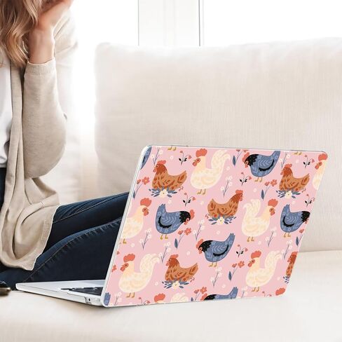 MINGDAO متوافق مع شاشة Retina لجهاز MacBook Air 13 بوصة مع معرف اللمس، وغطاء واقي صلب مع غطاء لوحة المفاتيح (M1 A2337 A2179 A1932، إصدار 2018 2019 2020) - Chick - WB08012 in Kuwait