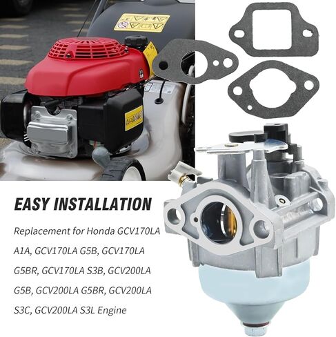 16100-Z9L-811 Carburetor for Honda GCV170 GCV170LA GCV160 HRN216 HRX217 Engine Carb for Lawn Mower, Replaces 16100-Z9M-811 in Kuwait