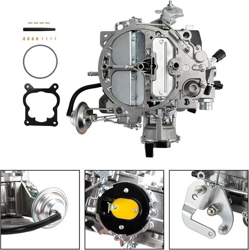 مكربن ​​Artudatech Quadrajet 4 BBL لمحركات 305-350 650 CFM خنق كهربائي لسيارات تشيفي والشاحنات 1982 1983 1984-1985 1904R 17066422 17066425 17066432 in Saudi Arabia