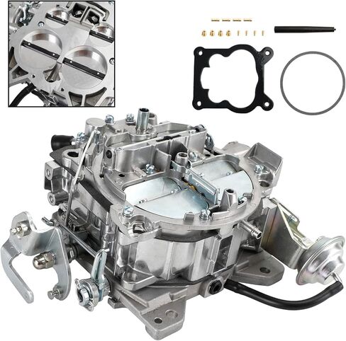 مكربن ​​Artudatech Quadrajet 4 BBL لمحركات 305-350 650 CFM خنق كهربائي لسيارات تشيفي والشاحنات 1982 1983 1984-1985 1904R 17066422 17066425 17066432 in Saudi Arabia
