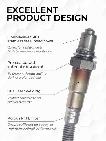 O2 Oxygen Sensor 250-24773 Upstream and Downstream Fit for Buick Enclave 2012-2017, Chevy Traverse Impala Caprice Colorado 12-20, GMC Acadia Canyon 12-16, Cadillac XTS 13-19, 3.6L, 4PCS in Kuwait